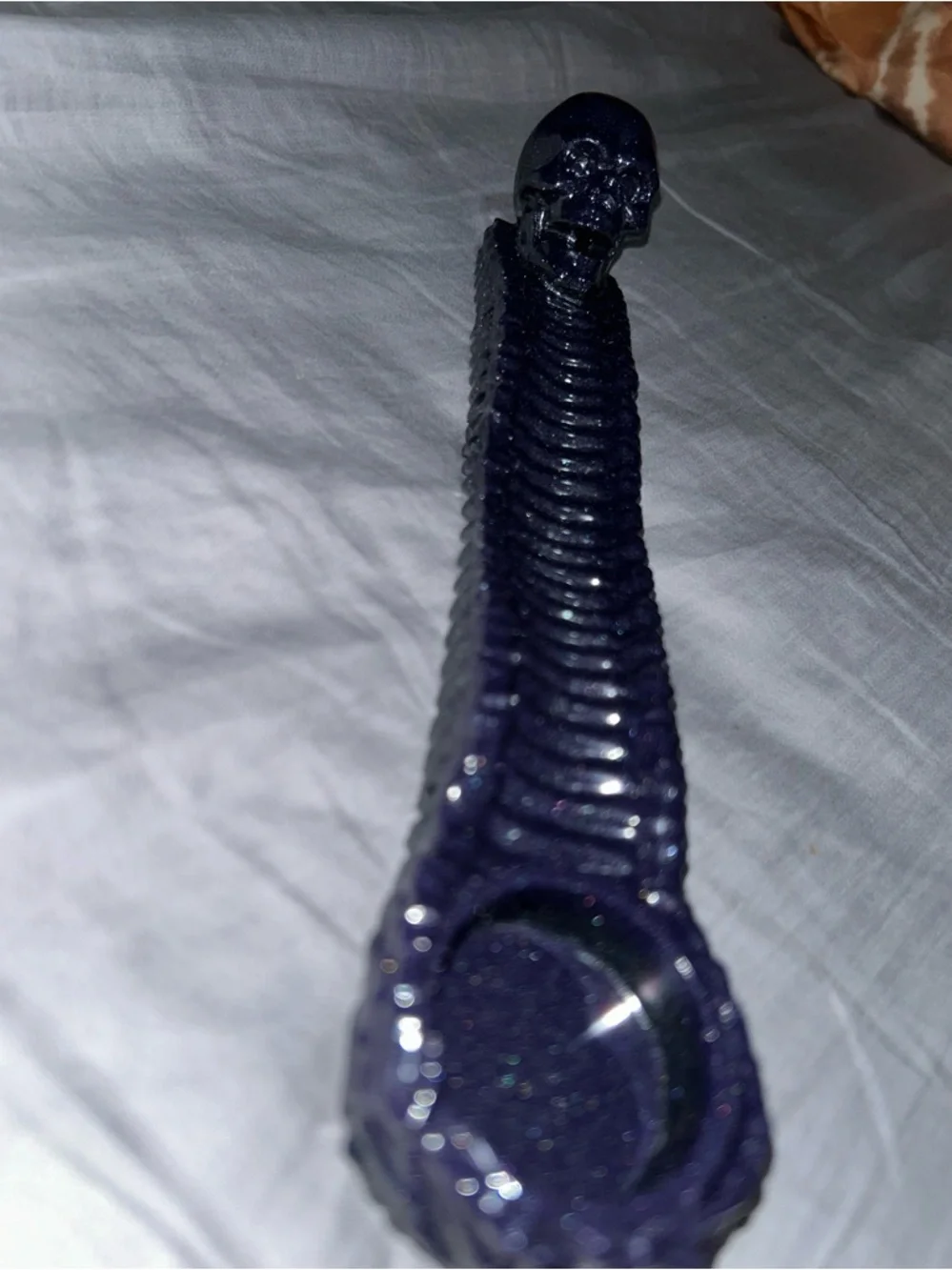 Handmade dark purple